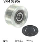 Alternator pulley SKF - VKM 03206