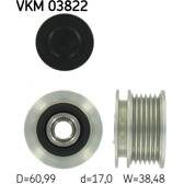 Belt Pulley, alternator SKF - VKM 03822