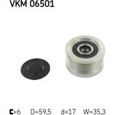 Belt Pulley, alternator SKF - VKM 06501