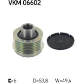 Belt Pulley, alternator SKF - VKM 06602