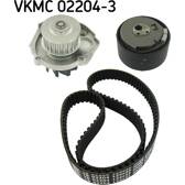 Bomba de agua + kit correa distribución SKF - VKMC 02204-3