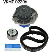 Bomba de agua + kit correa distribución SKF - VKMC 02206