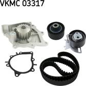 Bomba de agua + kit correa distribución SKF - VKMC 03317