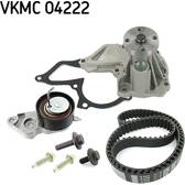 Bomba de agua + kit correa distribución SKF - VKMC 04222
