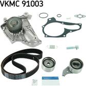 Bomba de agua + kit correa distribución SKF - VKMC 91003