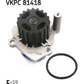 Bomba de agua, refrigeración del motor SKF - VKPC 81418
