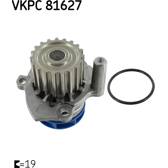 Bomba de agua, refrigeración del motor SKF - VKPC 81627