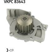 Bomba de agua, refrigeración del motor SKF - VKPC 83643