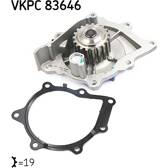 Bomba de agua, refrigeración del motor SKF - VKPC 83646