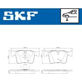 Bremsbeläge vorne SKF - VKBP 80103