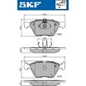 Bremsbeläge vorne SKF - VKBP 80141