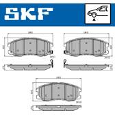 Bremsbeläge vorne SKF - VKBP 80327 A