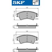 Bremsbeläge vorne SKF - VKBP 80380