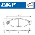 Bremsbeläge vorne SKF - VKBP 80470