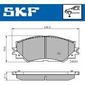 Bremsbeläge vorne SKF - VKBP 80579