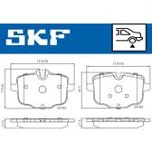 Bromsbelägg bak SKF - VKBP 90366