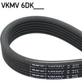 Courroie d'accessoire SKF - VKMV 6DK1188