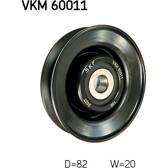 Deflection Pulley/Guide Pulley, V-belt SKF - VKM 60011