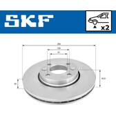 Jeu de 2 disques de frein SKF - VKBD 80004 V2