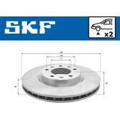 Jeu de 2 disques de frein SKF - VKBD 80049 V2