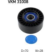 Galet enrouleur (courroie d'accessoire) SKF - VKM 31008