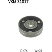Galet enrouleur (courroie d'accessoire) SKF - VKM 31017