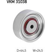 Galet enrouleur (courroie d'accessoire) SKF - VKM 31038