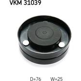Galet enrouleur (courroie d'accessoire) SKF - VKM 31039