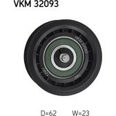 Galet enrouleur (courroie d'accessoire) SKF - VKM 32093