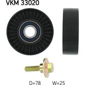 Galet enrouleur (courroie d'accessoire) SKF - VKM 33020