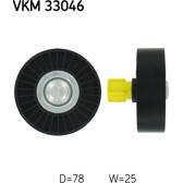 Galet enrouleur (courroie d'accessoire) SKF - VKM 33046