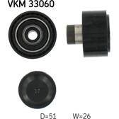 Galet enrouleur (courroie d'accessoire) SKF - VKM 33060