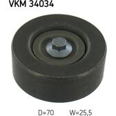 Galet enrouleur (courroie d'accessoire) SKF - VKM 34034