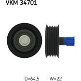 Galet enrouleur (courroie d'accessoire) SKF - VKM 34701