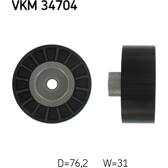 Galet enrouleur (courroie d'accessoire) SKF - VKM 34704