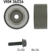 Galet enrouleur (courroie d'accessoire) SKF - VKM 36016