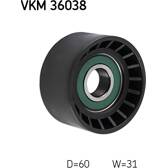 Galet enrouleur (courroie d'accessoire) SKF - VKM 36038