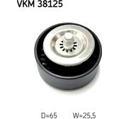 Galet enrouleur (courroie d'accessoire) SKF - VKM 38125