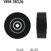 Galet enrouleur (courroie d'accessoire) SKF - VKM 38126