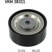 Galet enrouleur (courroie d'accessoire) SKF - VKM 38311