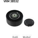 Galet enrouleur (courroie d'accessoire) SKF - VKM 38532