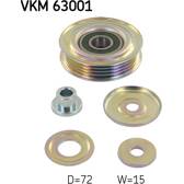 Galet enrouleur (courroie d'accessoire) SKF - VKM 63001