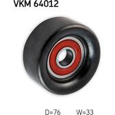 Galet enrouleur (courroie d'accessoire) SKF - VKM 64012