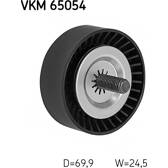 Galet enrouleur (courroie d'accessoire) SKF - VKM 65054
