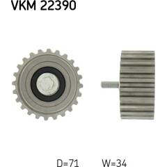 Kit Galet Enrouleur SKF VKM 22380 – Galet Tendeur De Courroie De Distribution – Compatible Renault Master, Fiat Ducato, Iveco Daily, Etc.