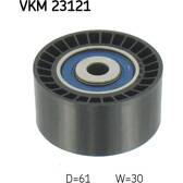Galet enrouleur (courroie de distribution) SKF - VKM 23121