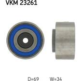 Galet enrouleur (courroie de distribution) SKF - VKM 23261