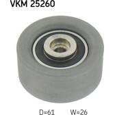 Galet enrouleur (courroie de distribution) SKF - VKM 25260