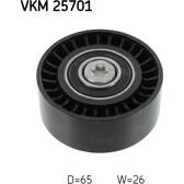 Galet enrouleur (courroie de distribution) SKF - VKM 25701