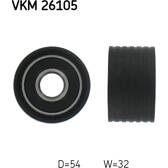 Galet enrouleur (courroie de distribution) SKF - VKM 26105
